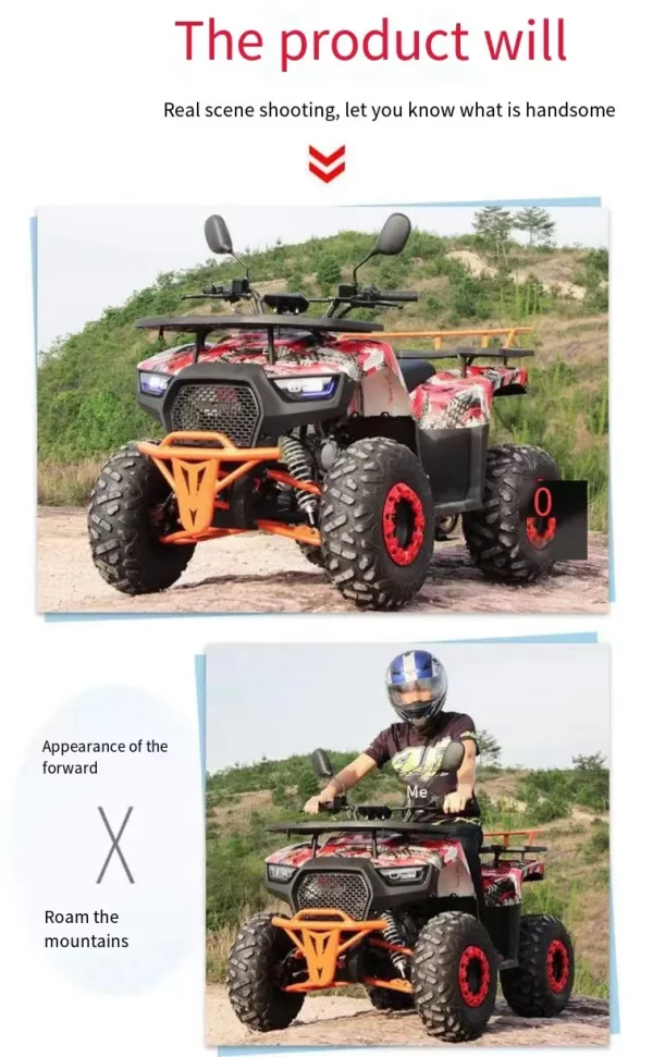 125cc All-Terrain ATV Motorcycle for kids 4 wheels - Image 4