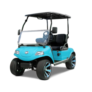 **Alt Image Description for Classic 2 Plus Evolution Golf Cart**: "Classic 2 Plus Evolution Golf Cart parked on a lush green golf course, showcasing its sleek design and comfortable seating for two passengers. The electric cart features a spacious cargo area for golf clubs and gear, emphasizing its practicality and eco-friendly transportation capabilities."